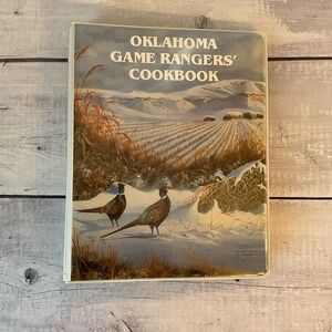 Oklahoma Game Rangers Cookbook Recipes 1989  Hardback 3 Ring Binder